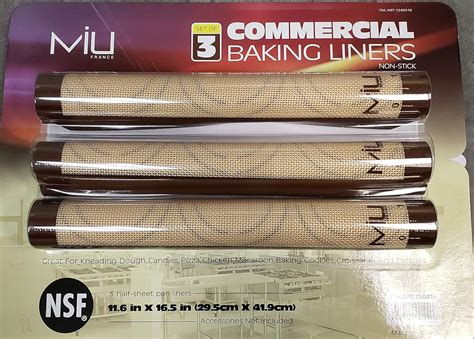 miu France silicone baking liners